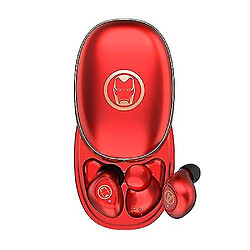 Universal YH-TWS Marvel Iron Man T1 Elecphones sans fil (rouge) 