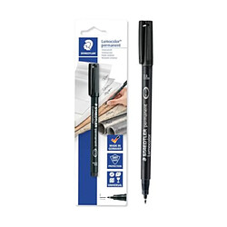 ? Staedtler Marqueur permanent 318-9 - 0,6 mm · Noir · 10 unités 