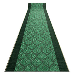 RUGSX Triangles de couloir LISCIE feuilles antidérapants, vert gomme 57cm 57x310 cm