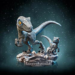 Iron Studios Minico JURASSIC WORLD DOMINION - Blue & Beta figurine pas cher