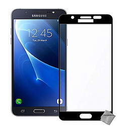 Htdmobiles Film de protection vitre verre trempe incurve integral pour Samsung Galaxy J7 (2017) - NOIR