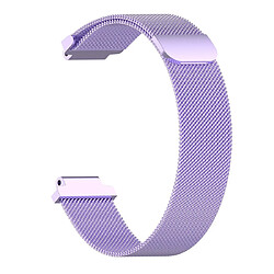 Wewoo Bracelet pour montre connectée milanaise Garmin Forerunner 235 22cm Violet clair