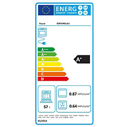 Four intégrable 56l 60cm a+ pyrolyse inox - fzp37901xu - FAURE