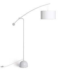 Avis Ledkia Lampadaire Métal Meetkunde Blanc