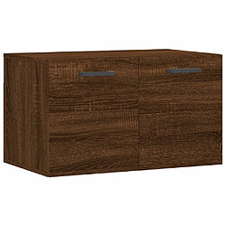 vidaXL Armoire murale Chêne marron 60x36,5x35 cm Bois d'ingénierie