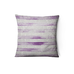 Homemania Housse de coussin en velours Lina - L. 43 x l. 43 cm - Violet