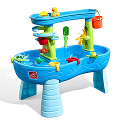 STEP2 Double Showers Splashs Table Sable et Eau | Deux Niveaux, Table Jeux d' eau pour plusieurs Enfants | Table d'activité pour le jardin, Table Activité Eau | Table d'eau Extérieur