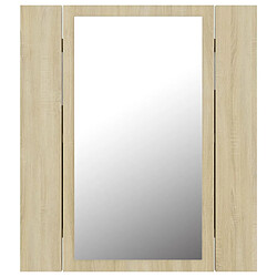 Avis Helloshop26 Armoire à miroir à led de bain 40 x 12 x 45 acrylique beige 02_0006746