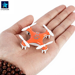 Universal Hélicoptère télécommandé Avion radiocommandé Mode sans fil Drone Quadcopter Mini pour CX 10 2.4G 4CH 6.16CH Jouet télécommandé(Orange) pas cher