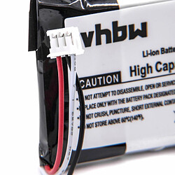 Vhbw Set de 2 batteries 500mAh (3.7V) pour télephone fixe sans fil Philips MC-163-500 comme 5-2762, 5-2770, SL-422943.