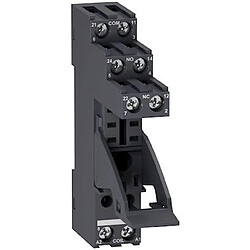 embase - pour relais rxg - 2of - borne à vis - schneider electric rgze1s48m 