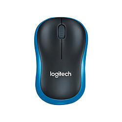 Logitech m186 Bluetooth USB 1000 DPI bleu souris de bureau