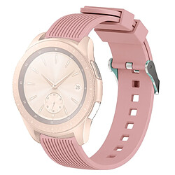 Wewoo Bracelet de montre à poignet à grain vertical pour Galaxy 42mm (rose)