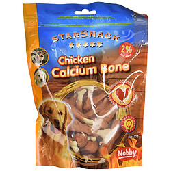 NOBBY Snack poulet os calcium pour chien 375g