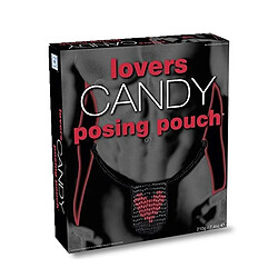 Totalcadeau String homme bonbons comestibles avec coeur sexy