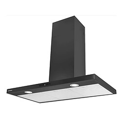 Hotte décorative murale 90cm 63db 564m3/h noir - AHBF971BK - AIRLUX 