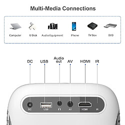 Universal 3500 Lumen HD Mini Projecteur TD855 Native 1280 x 720P Multiscreen Projecteur WiFi Accueil Cinéma 3D Smart Phone Proyector | Projecteurs LCD pas cher