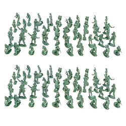 Enfants Jouet Soldat de l'Armée Militaire modèle 200pcs Soldat en Plastique 2cm Armée Figures Playset Pour Modèle Armée Scène de Sable