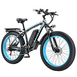 Vélo électrique keteles K800, 1000 W, 26 ", 18 Ah, 21 vitesses, 45 km / h -Bleu Vélo électrique - Moteur 1000W - Batterie Samsung 48V 18 Ah - Portée 100 km