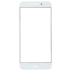 Wewoo Pièce Détachée Vitre Écran avant pour OPPO R9sk (blanc)