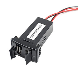 Wewoo Chargeur de voiture double port USB DC12V 2.1A pour Mazda 