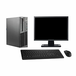 PC Lenovo M92p SFF Ecran 27" Intel i5-2400 RAM 16Go Disque 1To Windows 10 Wifi - Occasion