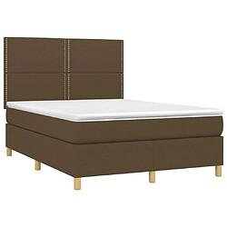 Avis Sommier à lattes,Cadre à lattes de lit pour Adulte matelas et LED Marron foncé 140x200 cm -MN37294