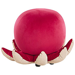 Acheter Beliani Pouf enfant en velours rouge OCTOPUS