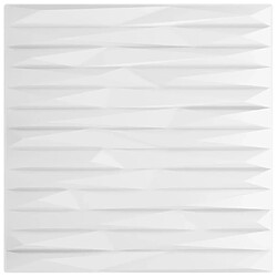 vidaXL Panneaux muraux 48 pcs blanc 50x50 cm XPS 12 m² pierre