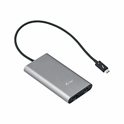 I-TEC Câble d'alimentation AV - 27 cm HDMI/Thunderbolt 3 - pour Périphérique audio/vidéo, Ordinateur Portable, Tablette, PC