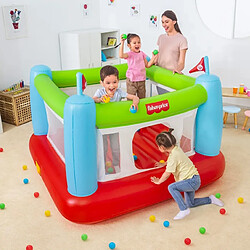 Château Gonflable avec 50 Balles de Jeu Bestway Bounce Sensational 175x173x135 cm Multicolore avec Filet de Sécurité