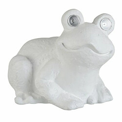 Paris Prix Statuette Déco Grenouille Assise 37cm Blanc 