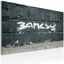 Paris Prix Tableau Imprimé Banksy - Signature 40x60cm 