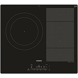 Table de cuisson induction 60cm 3 feux 7400w noir - ex611fjc1f - SIEMENS 