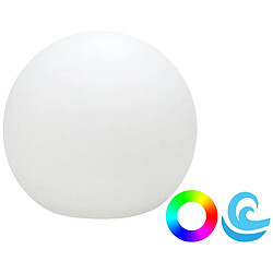 NEWGARDEN Boule lumineuse extérieure Buly 30 cm Recharge solaire + flottant.