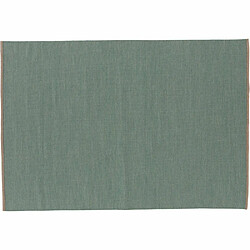 Venture Home Tapis en coton et laine vert olive Jaipur 240 x 170 cm.