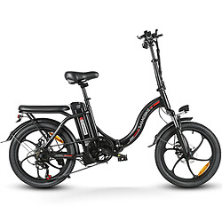 Acheter Vélo électrique SAMEBIKE CY20-IT - moteur 350W batterie 36V13AH autonomie 35KM freins à disque mécaniques - Noir