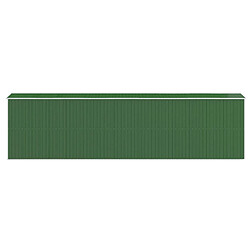 Acheter vidaXL Abri de jardin Vert 192x772x223 cm Acier galvanisé