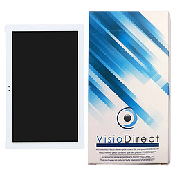 Visiodirect® Ecran complet pour Asus Zenpad 10 Z300M P021 10.1" tablette blanche vitre tactile + écran LCD 