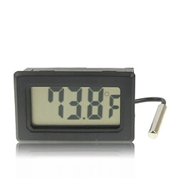 Wewoo Thermomètre noir Mini numérique d'intérieur d'affichage à cristaux liquides affichage de Fahrenheit,