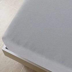 Avis vidaXL Draps-housses Jersey 2 pcs Gris 160x200 cm Coton