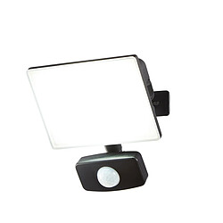 Lumière Projecteur Extérieur PIR 6500k LED 20W Noir IP65