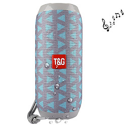 Yonis Enceinte Bluetooth Portable Mains-Libres FM TF AUX Enceinte Bluetooth Portable Haut-Parleur Stéréo MIC Intégré Appels Mains-Libres FM Bleu YONIS