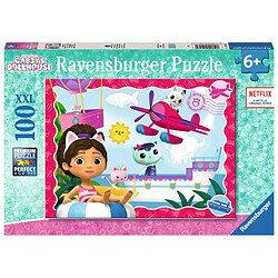 Puzzle Ravensburger L'aventure des chats Gabby's dollhouse 100 pièces XXL 