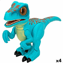 Figurine Funville Dinosaure 27 x 15 x 7,5 cm Plastique (4 Unités)