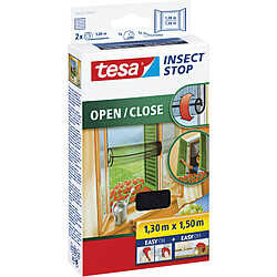 tesa Moustiquaire pour fenêtre OPEN/CLOSE, 1,3 x 1,5 m ()