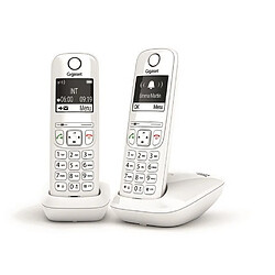 Téléphone sans fil duo dect blanc - as690duow - GIGASET