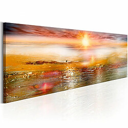 Paris Prix Tableau Imprimé Orange Sea 40 x 120 cm 