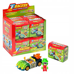 Traces Véhicule pliable avec figurine T-Racers Glow Race series 4 mix