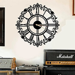 DEKORY Florence Horloge Murale en Métal 50cm